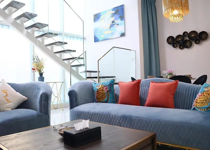 Premium Transit Escape 2Br Oasis Delight In Masdar City